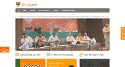 Desktop Screenshot of bjpgujarat.org
